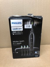 PHILIPS SONICARE SERIES 7900: ADVANCED WHITENING SONIC ELECTRIC TOOTHBRUSH WITH APP, CONNECTED BRUSHING, BUILT-IN PRESSURE SENSOR, SMART BRUSH HEAD RECOGNITION, 4 MODES, 3 INTENSITIES, MODEL HX9631/1