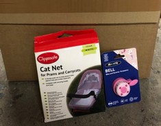 QUANTITY OF ITEMS TO INCLUDE CLIPPASAFE PRAM & CARRYCOT CAT NET: LOCATION - A