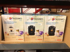 3 X TASSIMO BY BOSCH SUNY 'SPECIAL EDITION' TAS3102GB COFFEE MACHINE,1300 WATT, 0.8 LITRE .: LOCATION - B