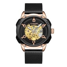 GAMAGES OF LONDON LIMITED EDITION HAND ASSEMBLED BIONIC AUTOMATIC BLACK £710 SKU:GA1703: LOCATION - TOP 50