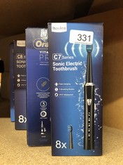 QUANTITY OF ITEMS TO INCLUDE C8 SERIES SONIC ELECTRIC TOOTHBRUSH: LOCATION - C