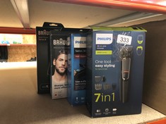 QUANTITY OF ITEMS TO INCLUDE PHILIPS 7 DAY 1 HAIR ALL-IN-ONE TRIMMER CLIPPER KIT MG3720 4911 STEEL BLADES CUTTING PIN: LOCATION - C