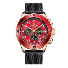 GAMAGES OF LONDON LIMITED EDITION HAND ASSEMBLED PILOT AUTOMATIC ROSE RED £805 SKU:GA1812: LOCATION - TOP 50