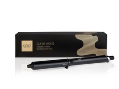 GHD CURVE® CLASSIC WAVE WAND, 38MM - 26MM OVAL SHAPED BARREL, FOR LONG-LASTING UNDONE TEXTURE OR GLAMOROUS HOLLYWOOD WAVES, OPTIMUM STYLING TEMP 185ºC, PROTECTIVE COOL TIP, AUTO SLEEP MODE BLACK.: LO