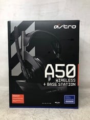 ASTRO GAMING A50 WIRELESS HEADSET + GAMING CHARGING STATION, 4TH GEN, DOLBY, BALANCING GAMING SOUND AND VOICE, 2.4 GHZ WIRELESS CONNECTION, PS5 (HDMI ADAPTER REQUIRED), PS4, PC, MAC - BLACK.: LOCATIO