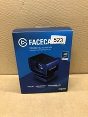 ELGATO FACECAM - 1080P60 FULL HD WEBCAM FOR VIDEO CONFERENCING, GAMING, STREAMING, SONY SENSOR, FIXED-FOCUS GLASS LENS, OPTIMISED FOR INDOOR LIGHTING, ONBOARD MEMORY, ZOOM, MICROSOFT TEAMS, PC/MAC.: