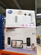 VTECH VM3250-2 VIDEO BABY MONITOR WITH 2 CAMERAS 300M LONG RANGE WITH 2.8"LCD, UP TO 19-HR VIDEO STREAMING, NIGHT VISION, SECURED TRANSMISSION TEMPERATURE SENSOR SOOTHING SOUNDS 2X ZOOM WHITE.: LOCAT