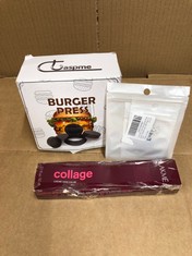 QUANTITY OF ITEMS TO INCLUDE BURGER PRESS: LOCATION - BACK RACKS