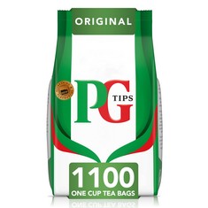 QUANTITY OF ITEMS TO INCLUDE PG TIPS TEABAGS 1100 ORIGINAL ONE CUP | BLACK TEA BAGS | TEA BAGS BULK | REFRESHING & FLAVOURFUL BLACK TEA | PLANT BASED BIODEGRADABLE TEA BAGS | TEA BAGS FOR CATERING, O