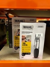 QUANTITY OF ITEMS TO INCLUDE WAHL GROOMSMAN RECHARGEABLE BEARD TRIMMER, FATHER'S DAY GIFT, BEARD TRIMMERS FOR MEN, STUBBLE TRIMMER, MALE GROOMING SET, CORDLESS BEARD TRIMMER, BEARD CARE KIT: LOCATION