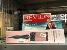 QUANTITY OF ITEMS TO INCLUDE 3 BARRELS HAIR WAVER FOR LARGE, WAVER CURLING WAND-25MM CURLING IRON WITH PTC CERAMIC BARRELS, TEMPERATURE SETTING AND QUICK HEATING WITH HEAT-RESISTANT GLOVE - ROSE GOLD