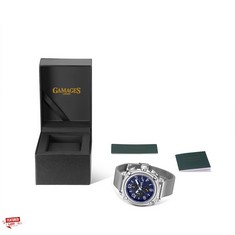 GAMAGES OF LONDON LIMITED EDITION HAND ASSEMBLED PERCEPTION AUTOMATIC STEEL - SKU: GA1541 RRP £695: LOCATION - A RACK