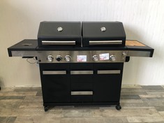 JOHN LEWIS GRILLSTREAM DUAL HOOD GAS BURNER RRP £1099: LOCATION - FRONT FLOOR(COLLECTION OR OPTIONAL DELIVERY AVAILABLE)