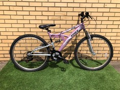 TRAX TFS DUAL SUSPENSION MOUNTAIN BIKE 17" FRAME 26" WHEELS: LOCATION - MIDDLE FLOOR(COLLECTION OR OPTIONAL DELIVERY AVAILABLE)