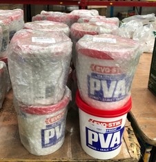 QUANTITY OF EVO-STICK WATERPROOF PVA: LOCATION - TABLES(COLLECTION OR OPTIONAL DELIVERY AVAILABLE)