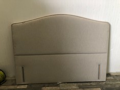 JOHN LEWIS GREY STONE EFFECT HEADBOARD: LOCATION - FRONT FLOOR(COLLECTION OR OPTIONAL DELIVERY AVAILABLE)