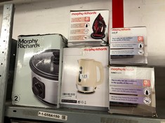 QUANTITY OF ITEMS TO INCLUDE MORPHY RICHARDS 3.5L STAINLESS STEEL SLOW COOKER, 3 HEAT SETTINGS, ONE POT SOLUTION, DISHWASHER SAFE CERAMIC POT, 460017: LOCATION - A
