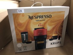 NESPRESSO VERTUO POP AUTOMATIC POD COFFEE MACHINE FOR AMERICANO, DECAF, ESPRESSO BY KRUPS IN COCONUT WHITE.: LOCATION - A
