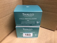 X2 THALGO HYALU-PROCOLLAGENE CRÈME RICHE CORRECTION RIDES, ALMOND, 50 MILILITRO: LOCATION - A