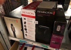 QUANTITY OF ITEMS TO INCLUDE REVLON ONE-STEP HAIR DRYER AND VOLUMIZER MID TO SHORT HAIR (ONE-STEP, 2-IN-1 STYLING TOOL, IONIC AND CERAMIC TECHNOLOGY, SMALLER OVAL DESIGN, MULTIPLE HEAT SETTINGS) RVDR