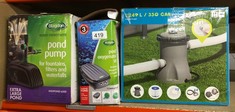 QUANTITY OF ITEMS TO INCLUDE BLAGDON POND WATER OXYGENATOR KIT, 2 OUTLET AERATION AIR PUMP FOR STANDARD PONDS UP TO 2000 LITRES, GREEN: LOCATION - C