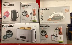 QUANTITY OF ITEMS TO INCLUDE BREVILLE BOLD BLACK ELECTRIC KETTLE | 1.7L | 3KW FAST BOIL | BLACK & SILVER CHROME [VKT221]: LOCATION - A