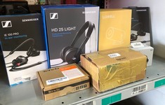 QUANTITY OF ITEMS TO INCLUDE SENNHEISER IE 40 PRO, MOLDED IN EAR DYNAMIC MONITORS (BLACK): LOCATION - E