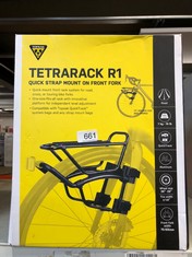 TOPEAK TETRARACK MODEL R1 - FRONT FIT FOR ROAD/GRAVEL BIKES.: LOCATION - E