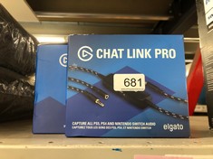 QUANTITY OF ITEMS TO INCLUDE ELGATO CHAT LINK PRO - AUDIO ADAPTER, FOR PS5, PS4, NINTENDO SWITCH, CAPTURE VOICE CHAT, GAMEPLAY SOUND, EXTRA LONG CABLE: LOCATION - E