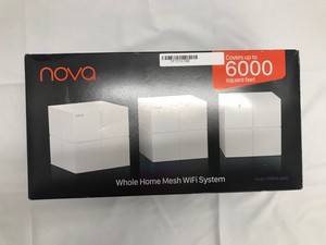 4X QTY OF ASSORTED TECH ITEMS TO INCLUDE TENADA NOVA WHOLE HOME MESH WI-FI SYSTEM MODEL NO. MW6 3 PACK: LOCATION - RED RACK