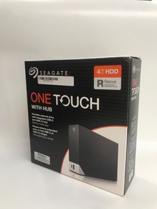 SEAGATE ONE TOUCH 4TB HDD WITH HUB EXTERNAL HARD DRIVE: MODEL NO SRD0LF2 (RRP £140) [JPTE59722]: LOCATION - RED RACK