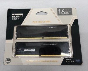 4X ASSORTED COMPUTER RAM TO INCLUDE KLEVV BOLT X 16GB DDR4 (2X8GB) 3200MHZ. [JPTE59856]: LOCATION - RED RACK