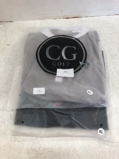 1X CG GOLF VINTAGE TOUR POLO SHIRT IN GREY/WHITE SIZE XL 1X CG GOLD VINTAGE TOUR POLO SHIRT IN BLACK/RED SIZE XL RRP-£70