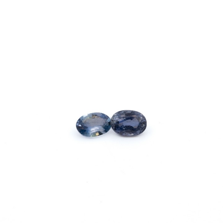 1.10ct Sapphire Faceted Oval-cut Pair of Gemstones) (VAT Only Payable on Buyers Premium)