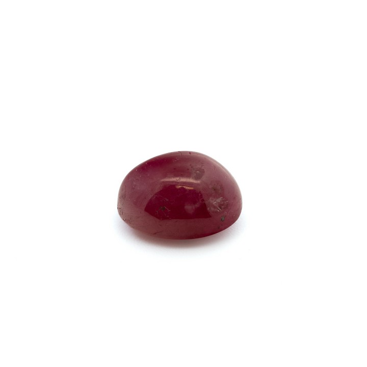 7.15ct Ruby Cabochon Oval-cut Gemstone.  Auction Guide: £150-£200) (VAT Only Payable on Buyers Premium)