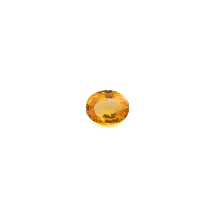 1.07ct Yellow Sapphire Faceted Oval-cut Gemstone.  Auction Guide: £150-£200) (VAT Only Payable on Buyers Premium)