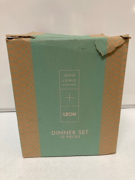 John Pye Auctions A JOHN LEWIS LEON 12 X PIECE DINNER SET TOGETHER WITH A 12 X PIECE STONEWARE