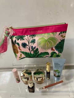 3 X ESTEE LAUDER COSMETICS BAG TO INCLUDE LIP LINER, MAKEUP REMOVER ETC