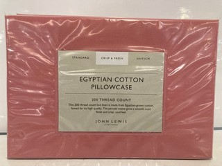 A QTY OF JOHN LEWIS EGYPTIAN COTTON PILLOWCASE