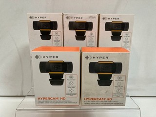 5 X HYPER HYPERCAM HD FULL 1080P USB COMPUTER WEBCAMS