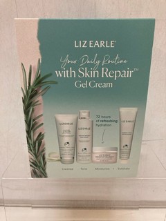 1 X LIZ EARLE YOUR DAILY ROUTINE TRY ME KIT TO INCLUDE 1 X LIZ EARLE YOUR DAILY ROUTINE WITH SKIN REPAIR GEL CREAM