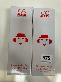 2 X ALESSI VALUES COLLECTION CORKSCREW ALESSANDRO M. GALLA PLACIDIA