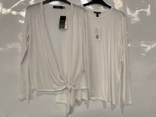 2 X EILEEN FISHER TOPS SIZE M AND SIZE L RRP £135 EACH