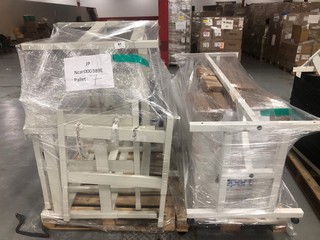 2x PALLETS TO INCLUDE EPPENDORF CENTRIFUGE TUBES AND BASES FOR MSC ADVANTAGE 1.2 BIOLOGICAL SAFETY CABINETS (PALLET NN6 7GX 2325, 2323, LOAD NN6 7GX 285)