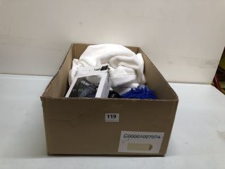 BOX OF ASSORTED ITEMS INC. TOMMY HILFIGER BRIEFS