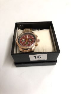 GOLBENFELD EXPEDIENT ROSE RED WATCH MODEL: GF0004