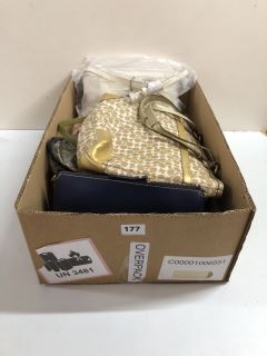 BOX OF ASSORTED ITEMS INC.KATE SPADE NEW YORK BAG