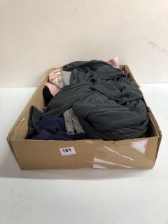 BOX OF ASSORTED WOMEN'S CLOTHING