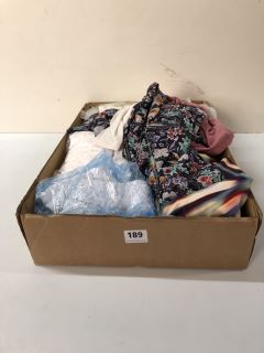 BOX OF ASSORTED WOMEN'S CLOTHING