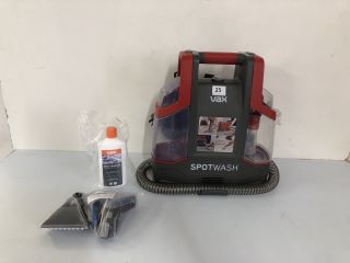 VAX SPOT WASH CARPET WASHER MODEL: CDCW-CSXS (WITH ACCESSORIES)(UNBOXED) - RRP.£129